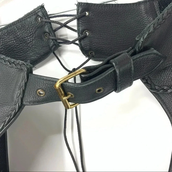 Fox Creek Leather Mens XSmall, Womens Small motorcycle Chaps - Picture 6 of 12